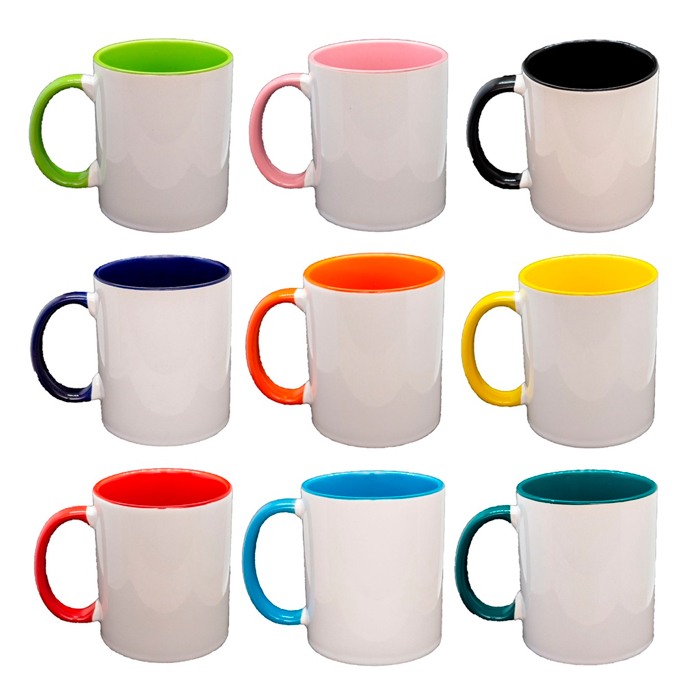 Caneca Cerâmica Colorida Personalizada