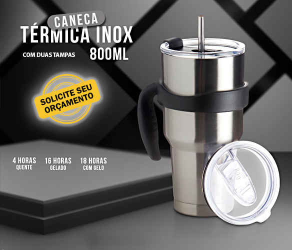 Caneca Térmica Inox